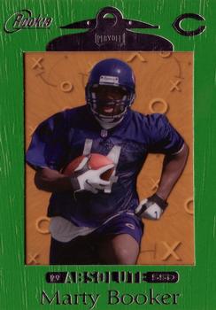 1999 Playoff Absolute SSD - Green #186 Marty Booker Front
