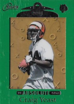 1999 Playoff Absolute SSD - Green #191 Craig Yeast Front
