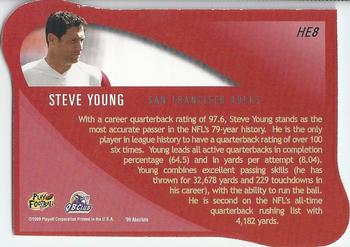 1999 Playoff Absolute SSD - Heroes #HE8 Steve Young Back
