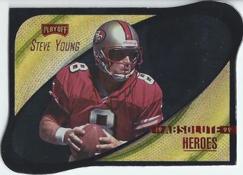 1999 Playoff Absolute SSD - Heroes #HE8 Steve Young Front