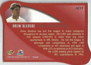 1999 Playoff Absolute SSD - Heroes #HE11 Drew Bledsoe Back