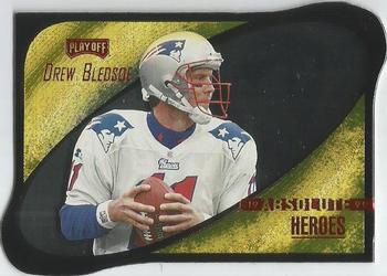 1999 Playoff Absolute SSD - Heroes #HE11 Drew Bledsoe Front