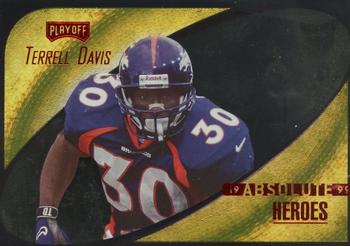1999 Playoff Absolute SSD - Heroes #HE23 Terrell Davis Front