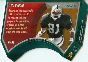 1999 Playoff Absolute SSD - Honors Red #AH76 Tim Brown Back