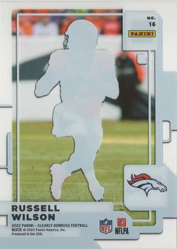2022 Clearly Donruss #16 Russell Wilson Back