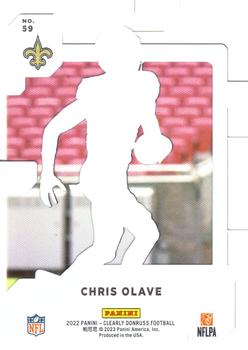2022 Clearly Donruss #59 Chris Olave Back