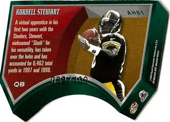 1999 Playoff Absolute SSD - Honors Silver #AH81 Kordell Stewart Back