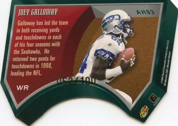 1999 Playoff Absolute SSD - Honors Silver #AH93 Joey Galloway Back