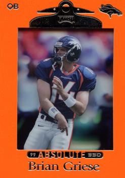 1999 Playoff Absolute SSD - Orange #35 Brian Griese Front