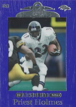 1999 Playoff Absolute SSD - Purple #9 Priest Holmes Front