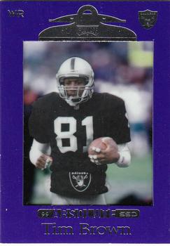 1999 Playoff Absolute SSD - Purple #76 Tim Brown Front