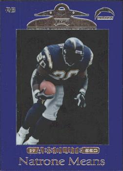 1999 Playoff Absolute SSD - Purple #86 Natrone Means Front
