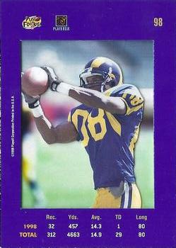 1999 Playoff Absolute SSD - Purple #98 Isaac Bruce Back