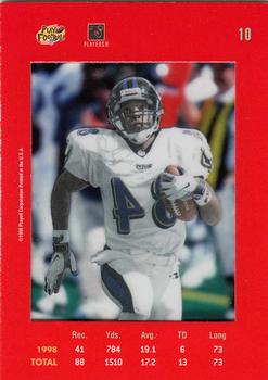 1999 Playoff Absolute SSD - Red #10 Jermaine Lewis Back