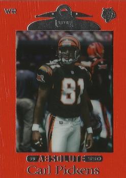 1999 Playoff Absolute SSD - Red #20 Carl Pickens Front