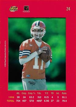 1999 Playoff Absolute SSD - Red #24 Ty Detmer Back