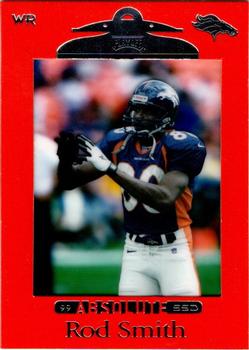 1999 Playoff Absolute SSD - Red #30 Rod Smith WR Front