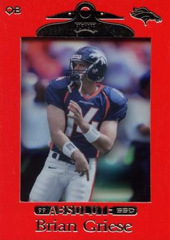 1999 Playoff Absolute SSD - Red #35 Brian Griese Front
