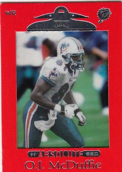 1999 Playoff Absolute SSD - Red #56 O.J. McDuffie Front