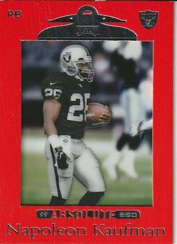 1999 Playoff Absolute SSD - Red #77 Napoleon Kaufman Front