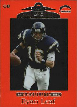 1999 Playoff Absolute SSD - Red #85 Ryan Leaf Front