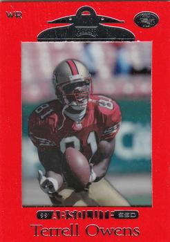 1999 Playoff Absolute SSD - Red #90 Terrell Owens Front