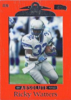 1999 Playoff Absolute SSD - Red #95 Ricky Watters Front
