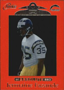 1999 Playoff Absolute SSD - Red #183 Jermaine Fazande Front