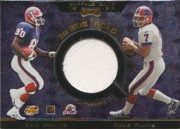 1999 Playoff Absolute SSD - Team Jersey Quad #TQ18 Antowain Smith / Peerless Price / Eric Moulds / Doug Flutie Back