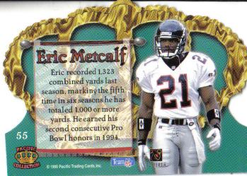 1995 Pacific Crown Royale #55 Eric Metcalf Back