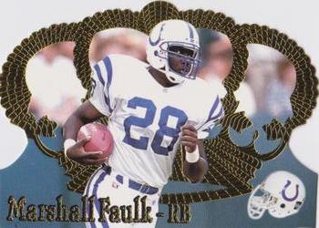 1995 Pacific Crown Royale #7 Marshall Faulk Front