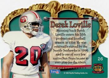 1995 Pacific Crown Royale #26 Derek Loville Back