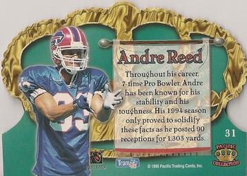 1995 Pacific Crown Royale #31 Andre Reed Back