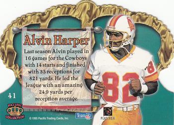 1995 Pacific Crown Royale #41 Alvin Harper Back
