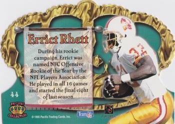 1995 Pacific Crown Royale #44 Errict Rhett Back
