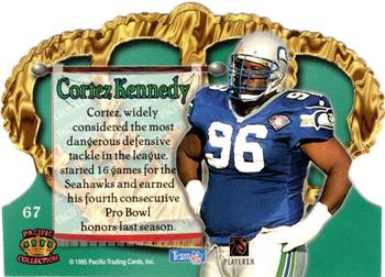 1995 Pacific Crown Royale #67 Cortez Kennedy Back