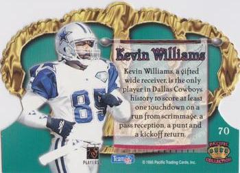 1995 Pacific Crown Royale #70 Kevin Williams Back