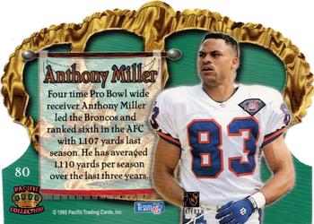 1995 Pacific Crown Royale #80 Anthony Miller Back