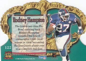 1995 Pacific Crown Royale #122 Rodney Hampton Back