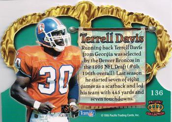 1995 Pacific Crown Royale #136 Terrell Davis Back