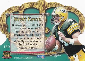 1995 Pacific Crown Royale #139 Brett Favre Back