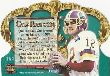 1995 Pacific Crown Royale #142 Gus Frerotte Back