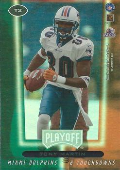 1999 Playoff Contenders SSD - Touchdown Tandems #T2 Dan Marino / Tony Martin Back