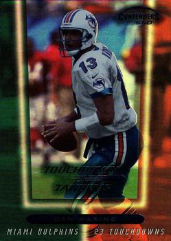 1999 Playoff Contenders SSD - Touchdown Tandems #T2 Dan Marino / Tony Martin Front
