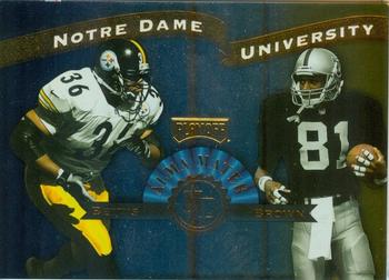 1999 Playoff Prestige EXP - Alma Maters #AM15 Jerome Bettis / Tim Brown Front