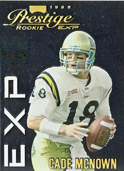 1999 Playoff Prestige EXP - Reflections Gold #EX22 Cade McNown Front