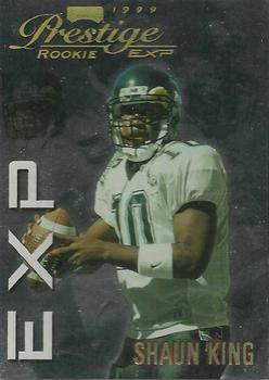 1999 Playoff Prestige EXP - Reflections Gold #EX23 Shaun King Front