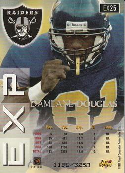 1999 Playoff Prestige EXP - Reflections Silver #EX25 Dameane Douglas Back