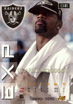 1999 Playoff Prestige EXP - Reflections Silver #EX41 Charles Woodson Back