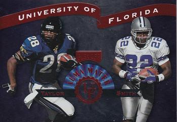 1999 Playoff Prestige SSD - Alma Maters Jumbos #AM6 Fred Taylor / Emmitt Smith Front